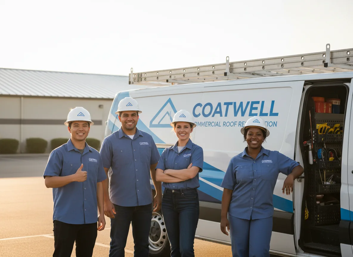 Commercial roof coating company in Gobler, MO